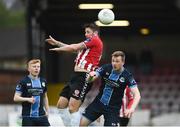 20 May 2016; Rory Patterson of Derry City in action against Luke Gallagher of Drogheda United in the Irish Daily Mail FAI Cup Second Round match between Derry City v Drogheda United at the Brandywell, Derry. Photo by Oliver McVeigh/Sportsfile