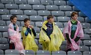 21 May 2016; Wexford supporters, from Glynn-Barntown, left to right, Alan Mahony, aged 12, Loughlin McCormack, aged 13, Robert Hillis, aged 13, and Tommy Gallagher, aged 12, at the Leinster GAA Football Senior Championship, Quarter-Final, Wexford v Kildare, at Croke Park, Dublin. Photo by Dáire Brennan/SPORTSFILE