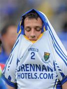 26 June 2010; A dejected Steven Kelly, Wicklow, after the game. GAA Football All-Ireland Senior Championship Qualifier Round 1, Cavan v Wicklow, Kingspan Breffni Park, Cavan. Picture credit: Oliver McVeigh / SPORTSFILE