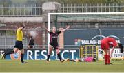 22 May 2016; Claire O'Riordain of Wexford Youth WFC celebrates her side's second and winning goal during the Continental Tyres Women's National League Replay at Tallaght Stadium, Tallaght, Co. Dublin. Photo by David Maher/Sportsfile