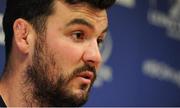 23 May 2016; Mick Kearney of Leinster during a press conference in Leinster Rugby HQ, Belfield, Dublin. Photo by Seb Daly/Sportsfile