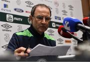 23 May 2016; Manager of Republic of Ireland Martin O'Neill during a press conference in the National Sports Campus, Abbotstown, Dublin. Photo by David Maher/Sportsfile