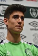 23 May 2016; Callum O'Dowda of Republic of Ireland during a press conference in the National Sports Campus, Abbotstown, Dublin. Photo by David Maher/Sportsfile