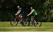 3 June 2016; Robbie Keane, right, of Republic of Ireland and team physio Tony McCarthy during squad training in Fota Island Resort, Fota Island, Cork. Photo by David Maher/Sportsfile