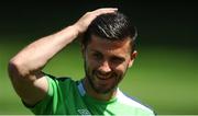 3 June 2016; Shane Long of Republic of Ireland during a press conference in Fota Island Resort, Fota Island, Cork. Photo by David Maher/Sportsfile