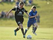 3 June 2016; Orla Prendergast of Metropolitan Girls League in action against Lillie Elliot of Waterford during their Gaynor Cup Group C match at the University of Limerick, Limerick. Photo by Diarmuid Greene/Sportsfile