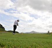 2 July 2010; Paul Dunne, Greystones, tees off on the 8th during the Irish Youths Amateur Close Championship Final. Dun Laoghaire Golf Club, Dun Laoghaire, Co. Dublin. Picture credit: Brian Lawless / SPORTSFILE