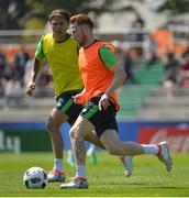 9 June 2016; Stephen Quinn and Jeff Hendrick of Republic of Ireland during squad training at UEFA EURO2016 in Versailles, Paris, France. Photo by David Maher/Sportsfile