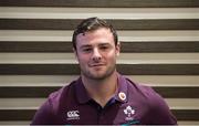 9 June 2016; Robbie Henshaw of Ireland poses for a portrait after a press conference in Southern Sun Waterfront Hotel, Cape Town, South Africa. Photo by Brendan Moran/Sportsfile