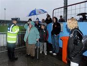 9 July 2010; Fans leave United Park after the game was called off due to lights failure. Airtricity League Premier Division, Drogheda United v Bohemians, United Park, Drogheda, Co. Louth. Photo by Sportsfile