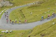 10 July 2010; A general view of the action as the riders ascend the first category climb of Minnaun on Achill Island. The International Junior Tour of Ireland - Stage 5, Achill - Achill. Picture credit: Stephen McMahon / SPORTSFILE