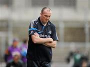 10 July 2010; Dublin manager Pat Gilroy in a pensive mood during the final moments of the game. GAA Football All-Ireland Senior Championship Qualifier, Round 2, Dublin v Tipperary, Croke Park, Dublin. Picture credit: Stephen McCarthy / SPORTSFILE