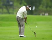 6 July 2001; Padraig Harrington, takes his second shot from the fairway at the 5th Hole during Round 2 of Smurfit European Open Golf Championship at the The K Club in Straffan, Kildare. Photo by David Maher/Sportsfile