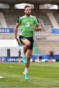 11 June 2016; Shane Duffy of Republic of Ireland in action during squad training in Versailles, Paris, France. Photo by David Maher/Sportsfile