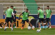 11 June 2016; Jonathan Walters of Republic of Ireland in action during squad training in Versailles, Paris, France. Photo by David Maher/Sportsfile