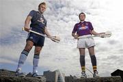 12 July 2010; Dublin captain Finn McGarry and Wexford captain Eoin Doyle, right, in Dublin this week ahead of the Bord Gáis Energy Leinster GAA Hurling U-21 Final which is taking place at Parnell Park in Dublin at 7.30pm on Wednesday. Dublin will be playing in their eighth Leinster Final at U-21 level after defeating Kilkenny in the Semi-Final, while Wexford are competing for the provincial title for the first time in six years. Sir John Rogerson’s Quay, Dublin. Photo by Sportsfile