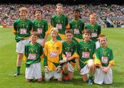 11 July 2010; The Meath team who played Louth during the Half-time Go Games at the Leinster GAA Football Championship Finals, Croke Park, Dublin. Photo by Sportsfile