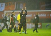 13 July 2010; Bohemians manager Pat Fenlon at the end of the game. UEFA Champions League Second Qualifying Round - 1st Leg, Bohemians v The New Saints FC, Dalymount Park, Dublin. Picture credit: David Maher / SPORTSFILE