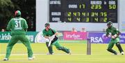 15 July 2010; Paul Stirling, Ireland, sweeps a four. RSA ODI Series, Ireland v Bangladesh, Stormont, Belfast, Co. Antrim. Picture credit: Oliver McVeigh / SPORTSFILE