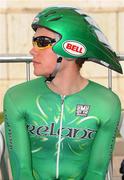 16 July 2010; Marcus Christie, Irish National Team, prior to the start of the U-23 Men's Individual Time Trial at the European Road Championships. European Road Championships, Ankara, Turkey. Picture credit: Stephen McMahon / SPORTSFILE