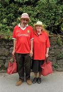 17 July 2010; Pat O'Sullivan, wearing a victorious Cork 1984 jersey and Mary O'Sullivan from Bishopstown, Co. Cork at the Munster GAA Hurling Senior Championship Final Replay, Cork v Waterford, Semple Stadium, Thurles, Co. Tipperary. Picture credit: Ray McManus / SPORTSFILE