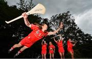 15 June 2016; Cork camogie players Rena Buckley, front, with Leanne O'Sullivan, Jennifer Hosford, Orla Cronin and Niamh Ni Chaoimh, as New Ireland Assurance announces their new sponsorship agreement with Cork Camogie. Maryborough Hotel, Cork. Photo by Diarmuid Greene/Sportsfile