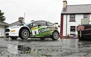 19 June 2016; Sam Moffett/Karl Atkinson (Ford Fiesta R5), in action during SS 12  Glen village,in the 2016 Joule Donegal International Rally, Glen Co.Donegal. Photo by Philip Fitzpatrick/Sportsfile