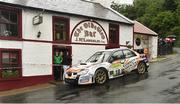 19 June 2016; Manus Kelly and Donall Barrett in action on SS12 in a Subaru Impreza WRC S12B on their way to winning the 2016 Joule Donegal International Rally, Glen Co.Donegal. Photo by Philip Fitzpatrick/Sportsfile