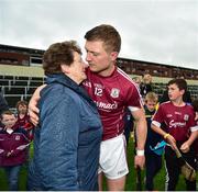 19 June 2016; Joe Canning of Galway hugs his mother Josephine Canning after the match between Galway and Offaly at O'Moore Park in Portlaoise, Co Laois. Photo by Cody Glenn/Sportsfile