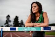 17 June 2016; Christine McMahon of Ballymena & Antrim AC during the GloHealth Senior Track and Field Championships Launch at Morton Stadium in Santry, Dublin. Photo by Sam Barnes/Sportsfile