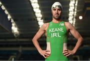 21 June 2016; Irish Triathlon athlete Bryan Keane ahead of Rio 2016 Olympic Games, at the National Aquatic Centre, in Abbotstown, Co Dublin. Photo by Sportsfile