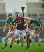19 June 2016; Joseph Cooney of Galway ìn action against Chris McDonald of Offaly during the Leinster GAA Hurling Senior Championship Semi-Final match between Galway and Offaly at O'Moore Park in Portlaoise, Co Laois. Photo by Cody Glenn/Sportsfile