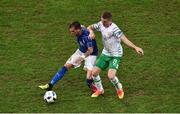 22 June 2016; Stefano Sturaro of Italy in action against James McCarthy of Republic of Ireland during the UEFA Euro 2016 Group E match between Italy and Republic of Ireland at Stade Pierre-Mauroy in Lille, France. Photo by Paul Mohan / Sportsfile