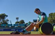 23 June 2016; Iain Henderson of Ireland during rugby squad training at the Nelson Mandela Metropolitan University, Port Elizabeth, South Africa. Photo by Brendan Moran/Sportsfile