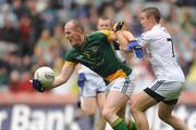 1 August 2010; Joe Sheridan, Meath, in action against Brian Flanagan, Kildare. GAA Football All-Ireland Senior Championship Quarter-Final, Meath v Kildare, Croke Park, Dublin. Picture credit: Oliver McVeigh / SPORTSFILE