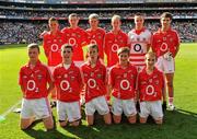 1 August 2010; The Cork team who took part in the second of the Super Touch Games. GAA Super Touch Games, during half-time of the GAA Football All-Ireland Senior Championship Quarter-Final, Kildare v Meath, Croke Park, Dublin. Picture credit: Barry Cregg / SPORTSFILE