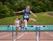 25 June 2016; Miriam Daly of Scoil Mhuire, Carrick-On-Suir, on her way to winning the Girls 300m Hurdles during the GloHealth Tailteann Interprovincial Schools Championships 2016 at Morton Stadium in Santry, Co Dublin. Photo by Sam Barnes/Sportsfile