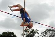 25 June 2016; Emma Coffey of St Angela's, Cork, competing in the Girls Pole Vaut during the GloHealth Tailteann Interprovincial Schools Championships 2016 at Morton Stadium in Santry, Co Dublin. Photo by Sam Barnes/Sportsfile