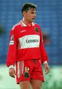 9 November 1997; Gareth Cronin of Cork City during the Harp Lager National League Premier Division match between Shamrock Rovers and Cork City at Tolka Park in Dublin. Photo by Brendan Moran/Sportsfile