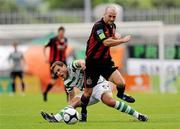 8 August 2010; Paul Keegan, Bohemians, in action against Stephen Rice, Shamrock Rovers. Airtricity League Premier Division, Shamrock Rovers v Bohemians, Tallaght Stadium, Tallaght, Dublin. Photo by Sportsfile