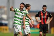 8 August 2010; Billy Dennehy, Shamrock Rovers, celebrates after scoring his side's third goal. Airtricity League Premier Division, Shamrock Rovers v Bohemians, Tallaght Stadium, Tallaght, Dublin. Photo by Sportsfile