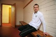 9 August 2010; Republic of Ireland goalkeeper Shay Given speaking during a press conference ahead of their international friendly against Argentina on Wednesday. Republic of Ireland squad training, Gannon Park, Malahide, Dublin. Picture credit: David Maher / SPORTSFILE