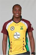 27 June 2016; Steven Jacobs, Guyana Amazon Warriors. Guyana Amazon Warriors squad portraits, St. Kitts Marriott Resort, Frigate Bay Road, Frigate Bay, St. Kitts & Nevis. Photo by Ashley Allen/Sportsfile