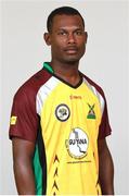 27 June 2016; Jason Mohammed, Guyana Amazon Warriors. Guyana Amazon Warriors squad portraits, St. Kitts Marriott Resort, Frigate Bay Road, Frigate Bay, St. Kitts & Nevis. Photo by Ashley Allen/Sportsfile