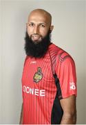 28 June 2016; Hashim Amla, Trinbago Knight Riders. Trinbago Knight Riders squad portraits, Hilton Trinidad & Conference Centre, Port of Spain, Trinidad. Photo by Randy Brooks/Sportsfile