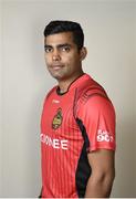 28 June 2016; Umar Akmal, Trinbago Knight Riders. Trinbago Knight Riders squad portraits, Hilton Trinidad & Conference Centre, Port of Spain, Trinidad. Photo by Randy Brooks/Sportsfile