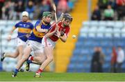 30 June 2016; Jack O'Connor of Cork in action against Gavin Dunne of Tipperary during the Electric Ireland Munster GAA Hurling Minor Championship Semi-Final game between Cork and Tipperary at Pairc Ui Rinn in Cork. Photo by Eóin Noonan/Sportsfile