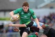 13 August 2010; Aidan Wynne, Connacht, is tackled by Ollie Smith, Harlequins. Pre-Season Friendly, Connacht v Harlequins, Sportsground, Galway. Picture credit: Matt Browne / SPORTSFILE