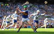 15 August 2010; Declan Fanning, Tipperary, in action against Brian O'Halloran, Waterford. GAA Hurling All-Ireland Senior Championship Semi-Final, Waterford v Tipperary, Croke Park, Dublin. Picture credit: Stephen McCarthy / SPORTSFILE