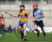 15 August 2010; Tony Kelly, Clare, in action against Cormac Costello, Dublin. ESB GAA Hurling All-Ireland Minor Championship Semi-Final, Clare v Dublin, Croke Park, Dublin. Picture credit: Oliver McVeigh / SPORTSFILE
